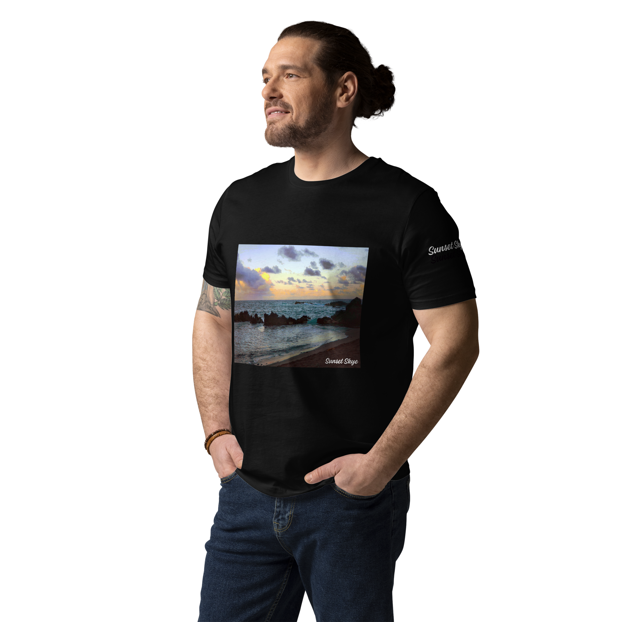 Hamoa Bay Unisex Organic Cotton T-shirt