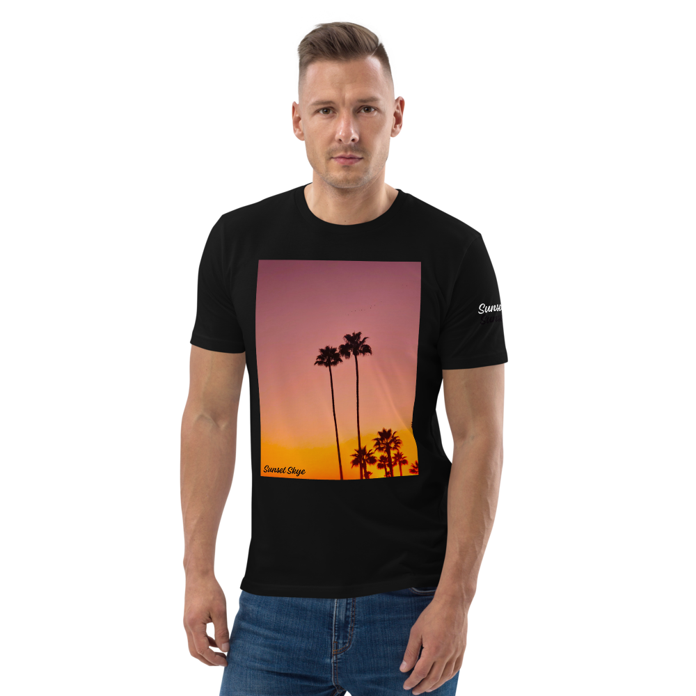 Pink Palms Unisex Organic Cotton T-shirt