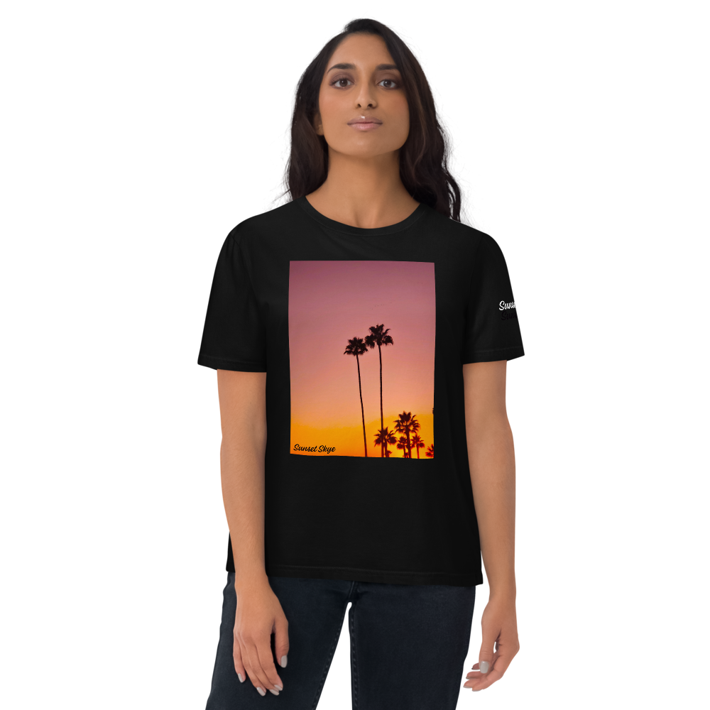 Pink Palms Unisex Organic Cotton T-shirt