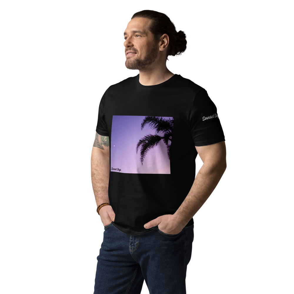 Moony Palm Unisex Organic Cotton T-shirt