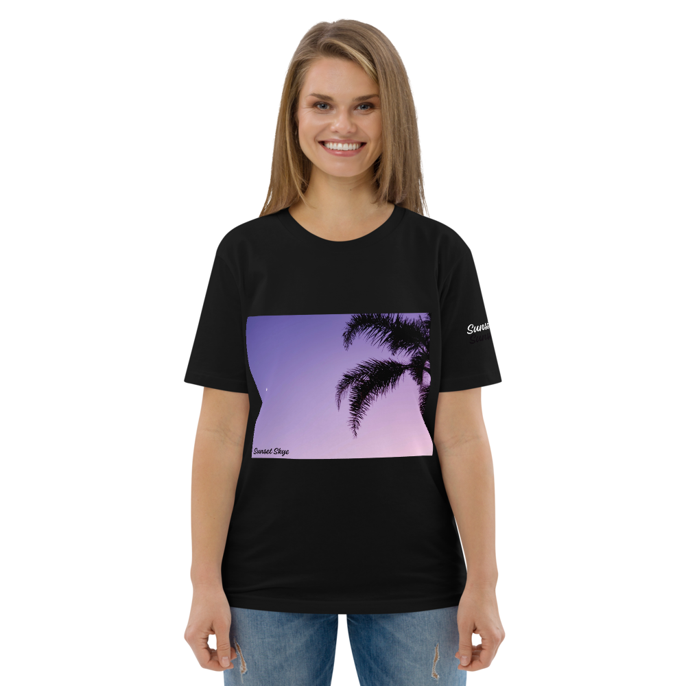Moony Palm Unisex Organic Cotton T-shirt