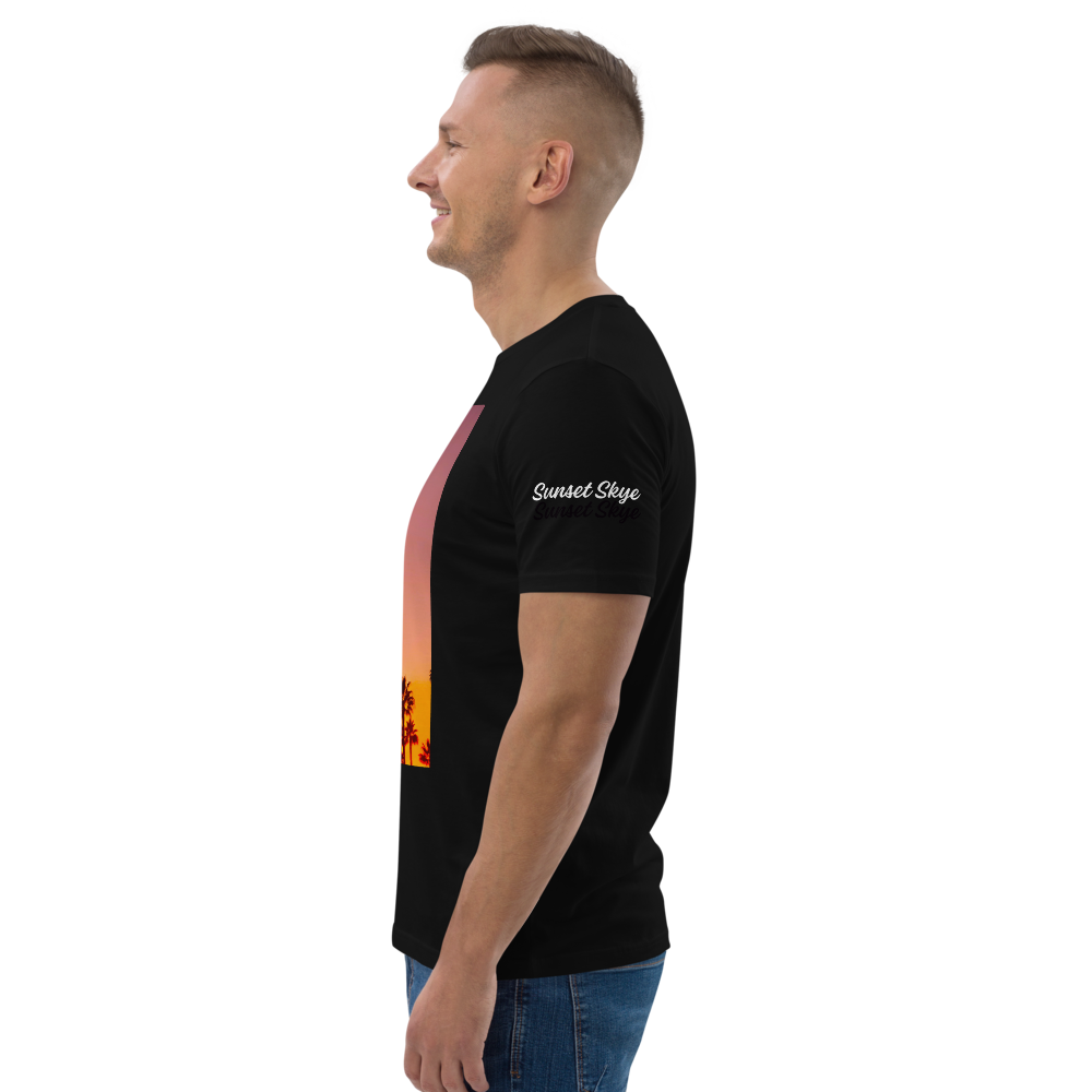 Pink Palms Unisex Organic Cotton T-shirt