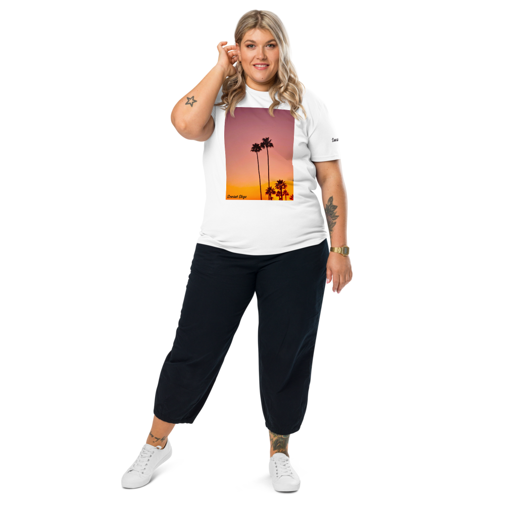 Pink Palms Unisex Organic Cotton T-shirt