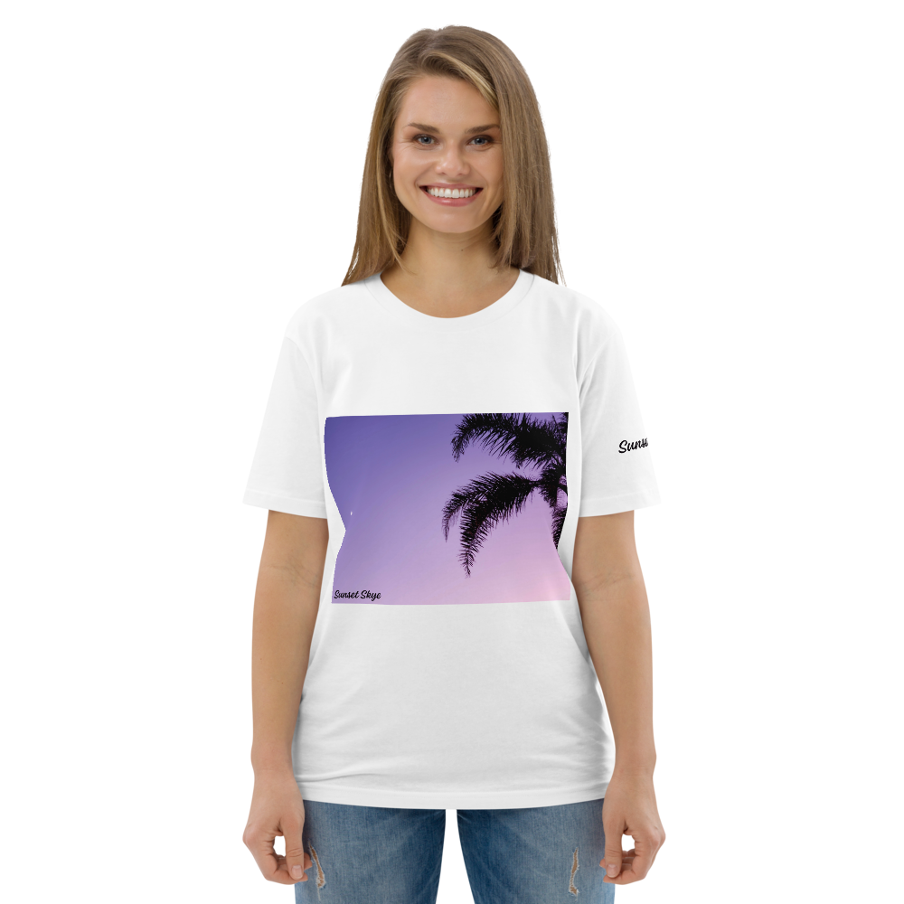 Moony Palm Unisex Organic Cotton T-shirt