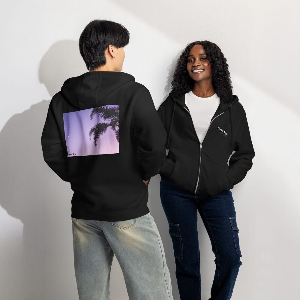 Moony Palm Premium Full Zip Hoodie
