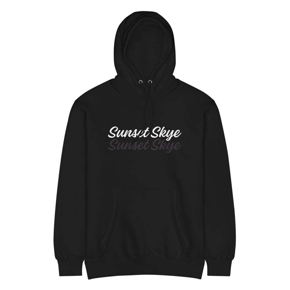 Pink Palms Back Signature Hoodie